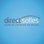 Logo Direct Salles Fond Bleu